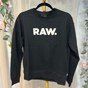 G-Star RAW Black Crewneck Sweater